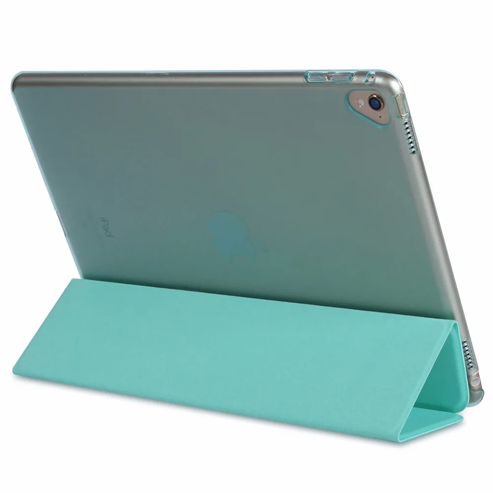 Za iPad mini 1/2/3 Primeru, Smart Cover Primeru w/ Prosojno Motnega, Hard Back & Magnetni Trojno Zložljivi Pokrov w/ Auto Sleep / Wake