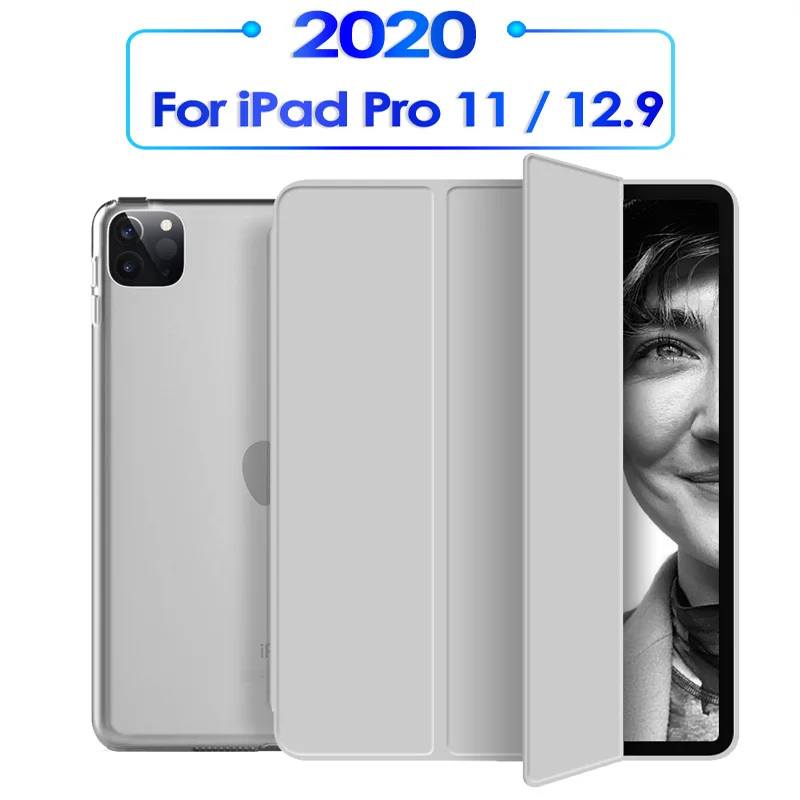 Za iPad Pro 11 2020 Primeru ,Ultra Slim PU Usnje Smart Cover Mehko Funda za Novi iPad Pro za 12,9 4nd Gen Primeru flip stojalo smart primeru