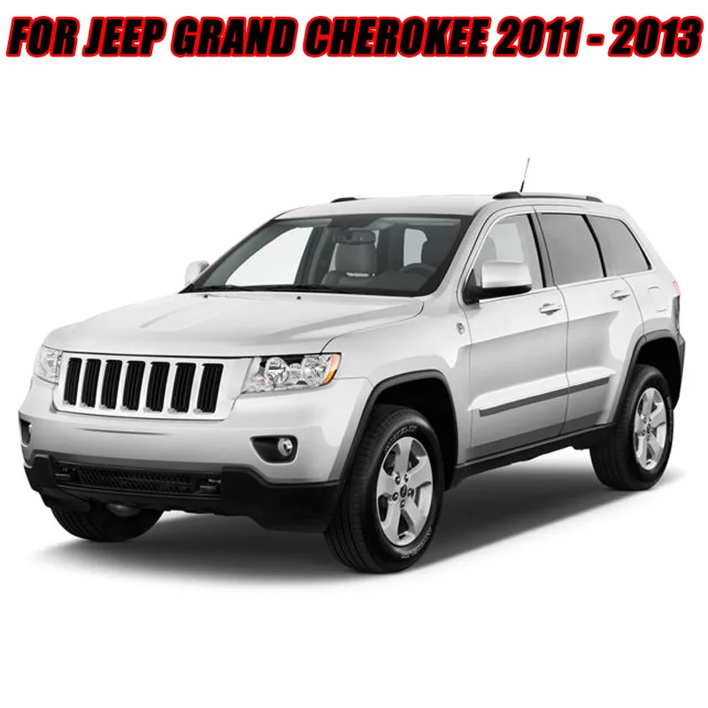 Za Jeep Grand Cherokee WK2 Spredaj Zadaj Rep Luči za Meglo Foglight Lučka Odbijača Chrome Kritje Trim 2011 2012 2013 Modeliranje Dodatki