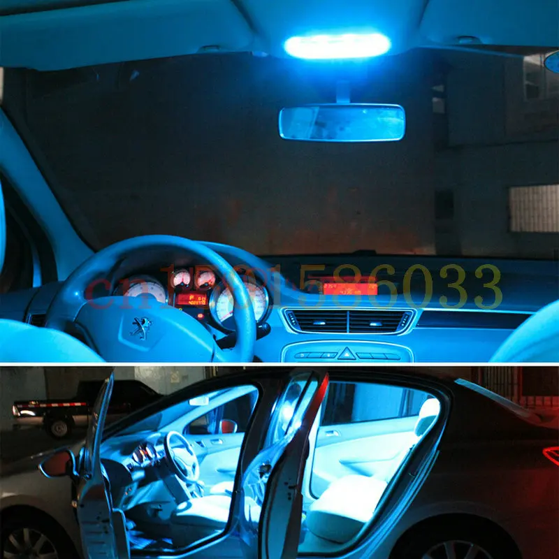 Za leto 2007 Dodge Durango Led Avto Notranje luči avtomobilski Auto Avto Led Branje dome luči žarnice za avtomobile 8pc