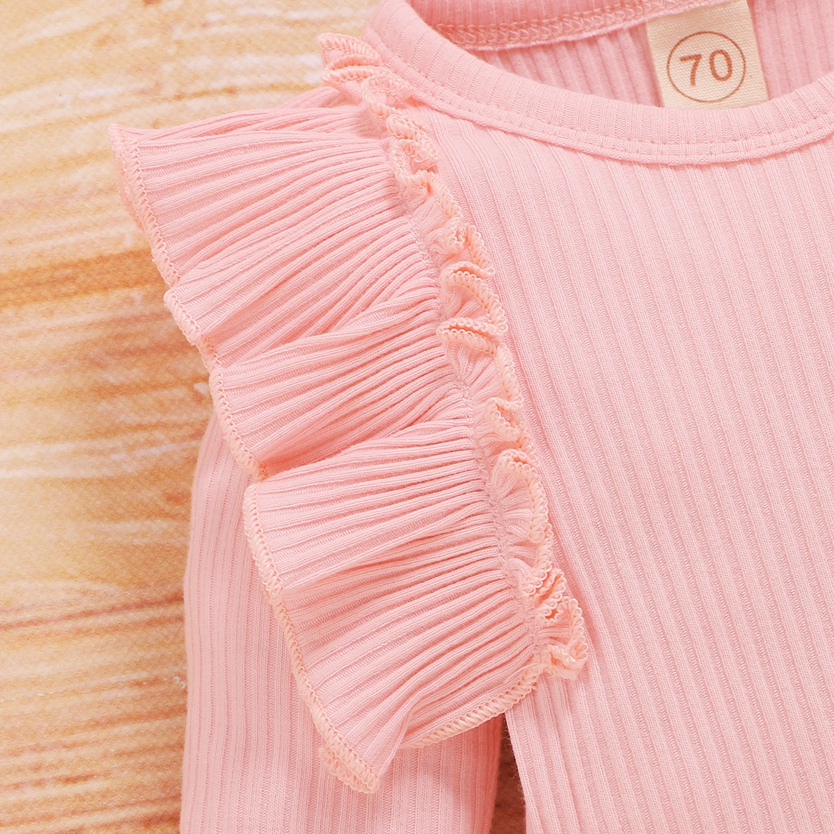 Za malčke Baby Girl Obleke 2020 Barva Krog Vratu Dolg Rokav Baby Bodysuit+ Cvjetnim Tiskanja Hlače+ Glavo 3pcs