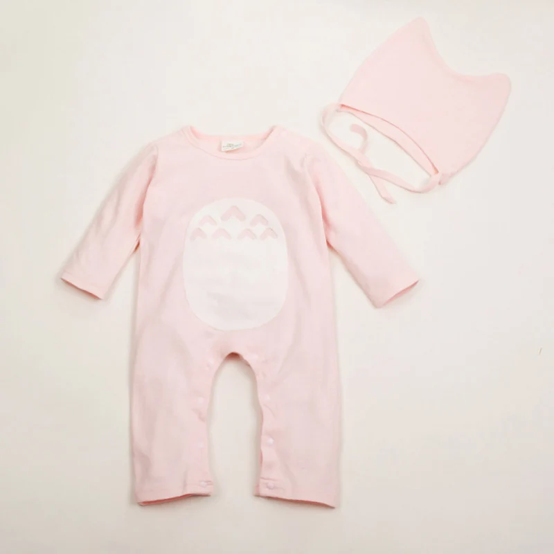 Za Malčke Baby Romper Nastavite Bombaž Mehko Jumpsuit+Skp Novo Rojen Obleke Elastična Otroška Risanka Kostum 2 Kosa Kompleti Oblačil Za Malčke