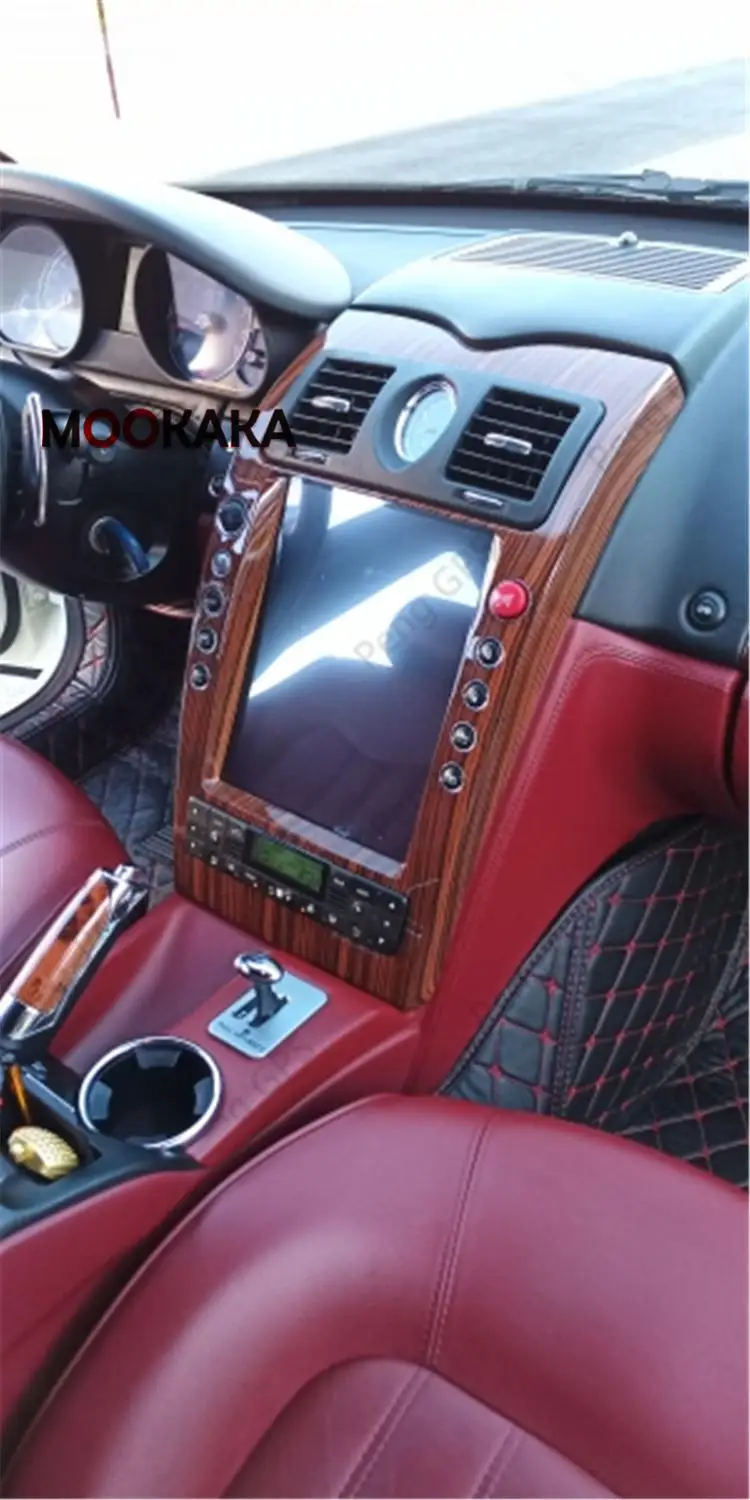 Za Maserati Quattroporte Radio Android 2004 - 2012 Avto Multimedijski Predvajalnik Predvajalnik, GPS Navigacija Vodja Enote PX6 Tesla Zaslon 64GB