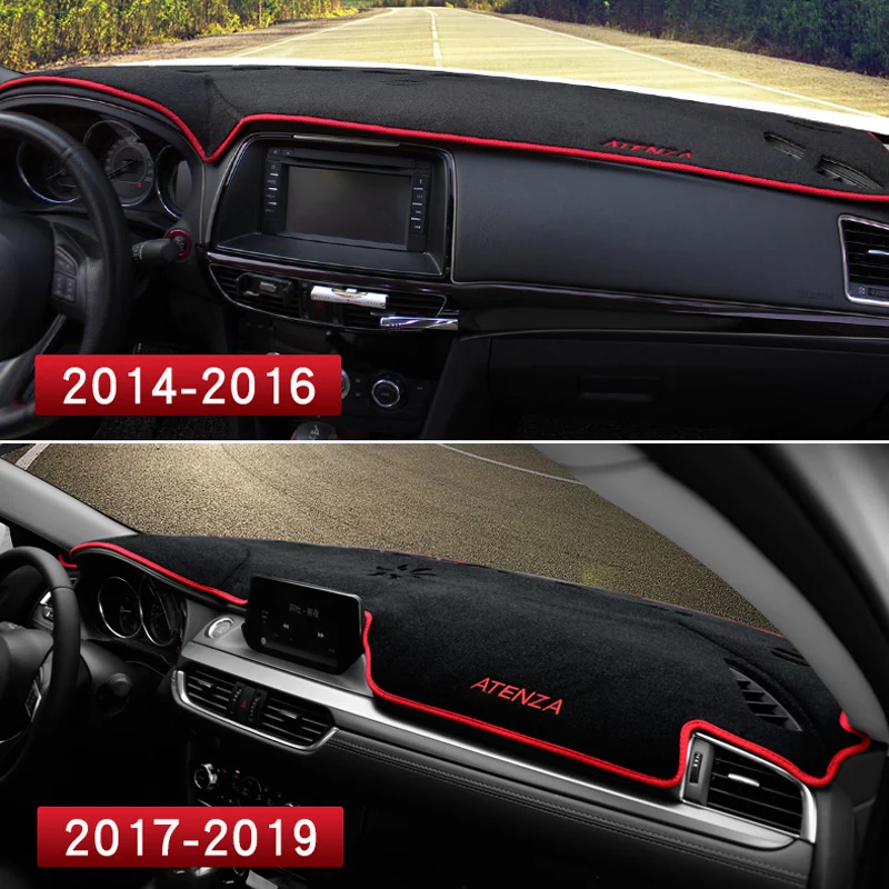 Za Mazda 6 ATENZA 2016 2017 2018 2019 LHD Avto nadzorna plošča Pokrov Dash Mat Sonce Odtenek Pad Preprogo Trim Notranja Oprema