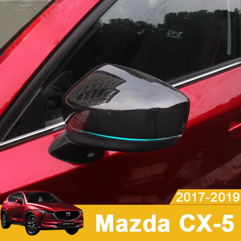 Za Mazda CX-5 CX5 CX 5 2017 2018 2019 Ogljikovih vlaken Avto Styling Rearview Mirror Kritje Strani Krilo Skp Lupini Primeru Okraskov Dodatki