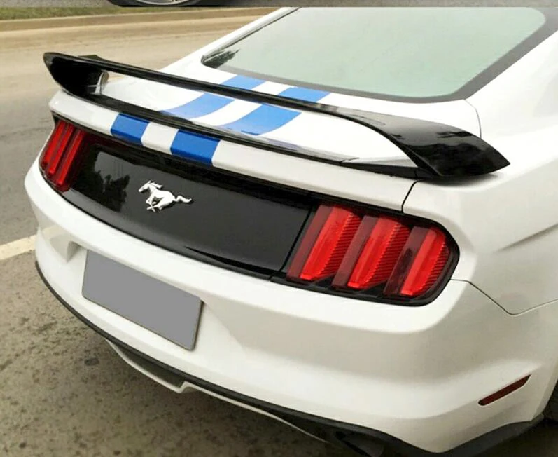 Za Mustang Spojler-2018 Ford Mustang Spojler GT KSK ABS plastika Material, Avto Zadaj Krilo Barva Zadnji Spojler