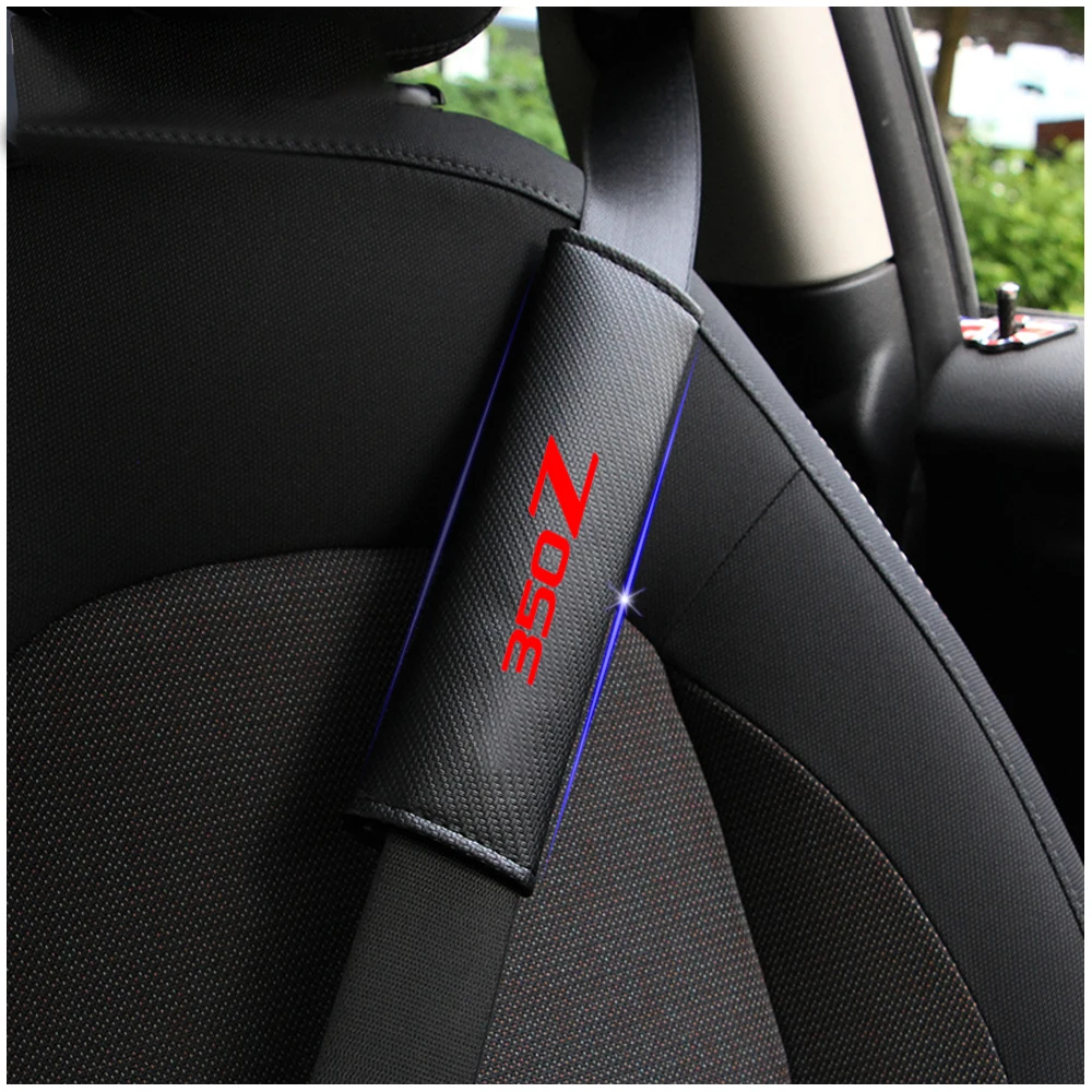 Za Nissan 350Z Auto Odsevni Varnostni pas Rami varstvo avto-styling pad na pasom sedeža kritje varnostni pasovi