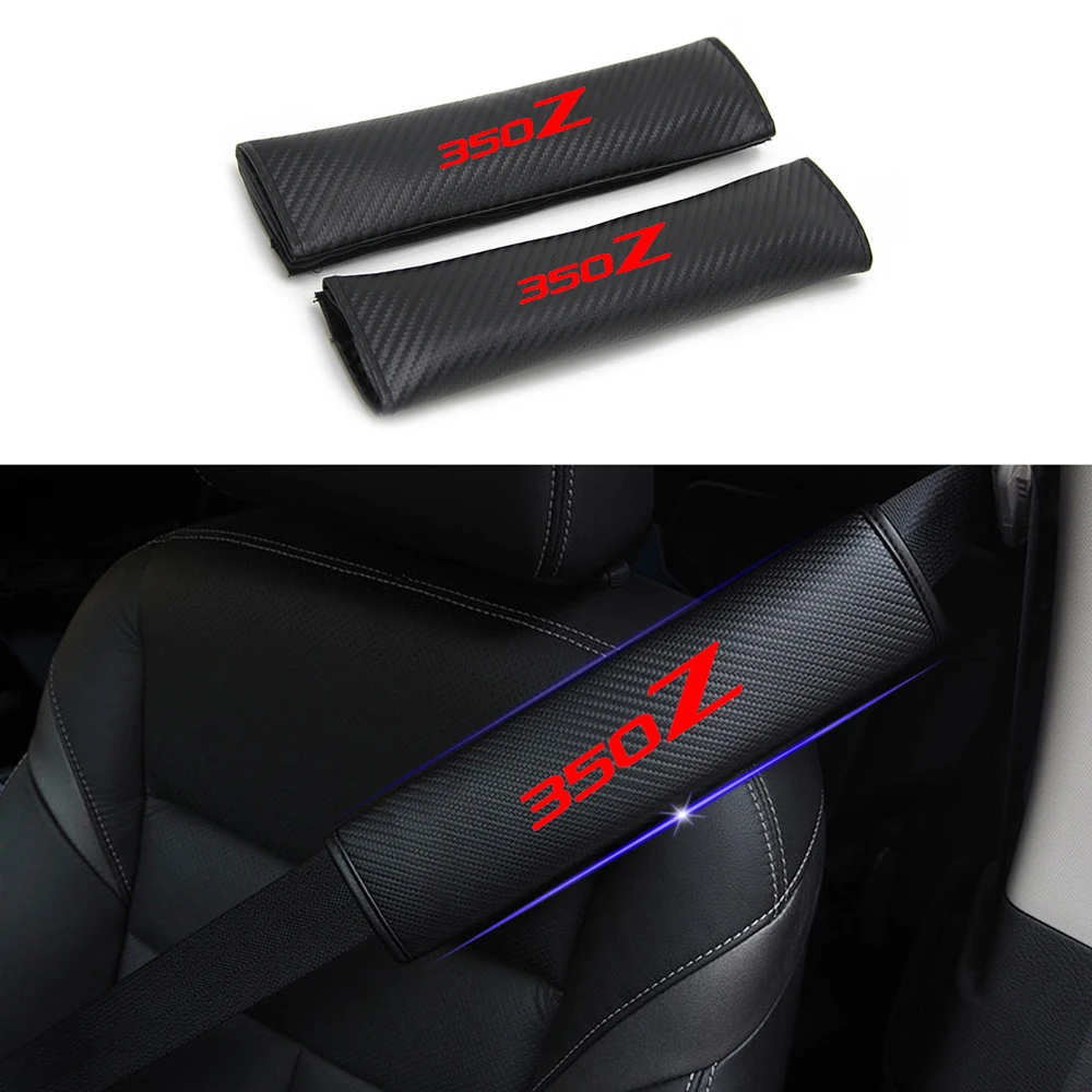 Za Nissan 350Z Auto Odsevni Varnostni pas Rami varstvo avto-styling pad na pasom sedeža kritje varnostni pasovi