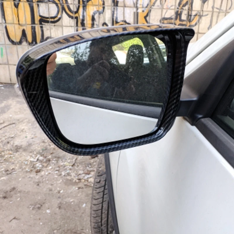 Za Nissan Murano-2019 ABS Ogljikovih vlaken Avto rearview mirror blok dež obrvi kritje trim avto dodatki styling 2pcs