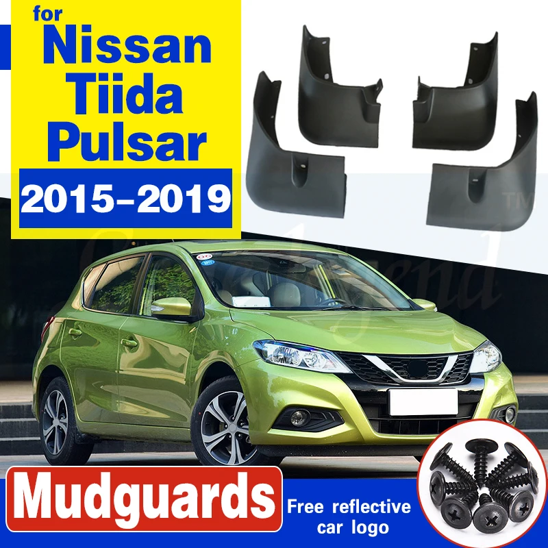 Za Nissan Pulsar Tiida C13~2019 Avto Blato Zavesice Spredaj Zadaj Blatnika Splash Varovala Fender Mudflaps Pribor 2016 2017 2018