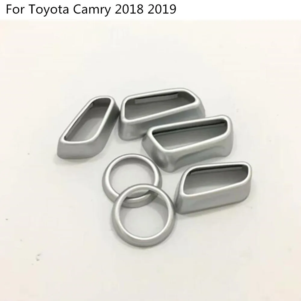 Za Nova Toyota Camry XV70 2017 2018 2019 2020 Avto Kritje Detektor ABS Mat Sedež Prilagoditev Gumb Gumb Preklopi Trim Palico 6pcs