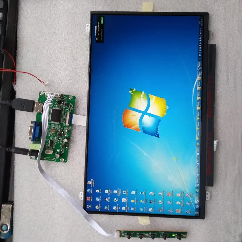 Za NT140WHM-N31 monitor GONILNIK Krmilnika odbor ZASLONA 30Pin KIT VGA LCD DIY LED EDP 1366×768 EDP HDMI 14