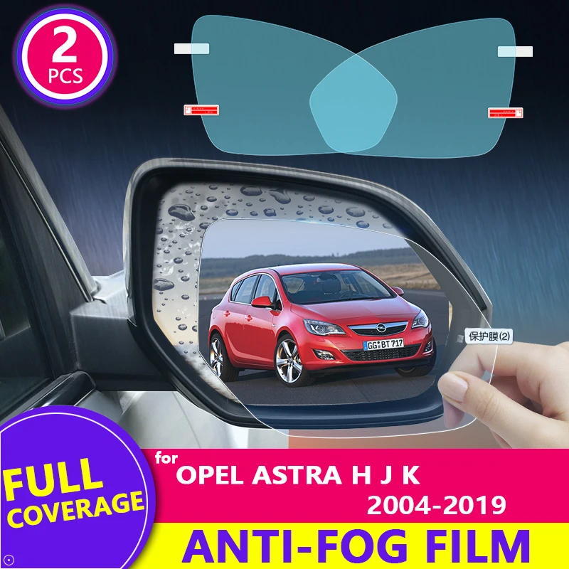 Za Opel Astra H J K 2004-2019 2016 2017 2018 Polno Kritje Rearview Mirror Film Anti-Fog Auto Mirror Nalepke Avto Dodatki