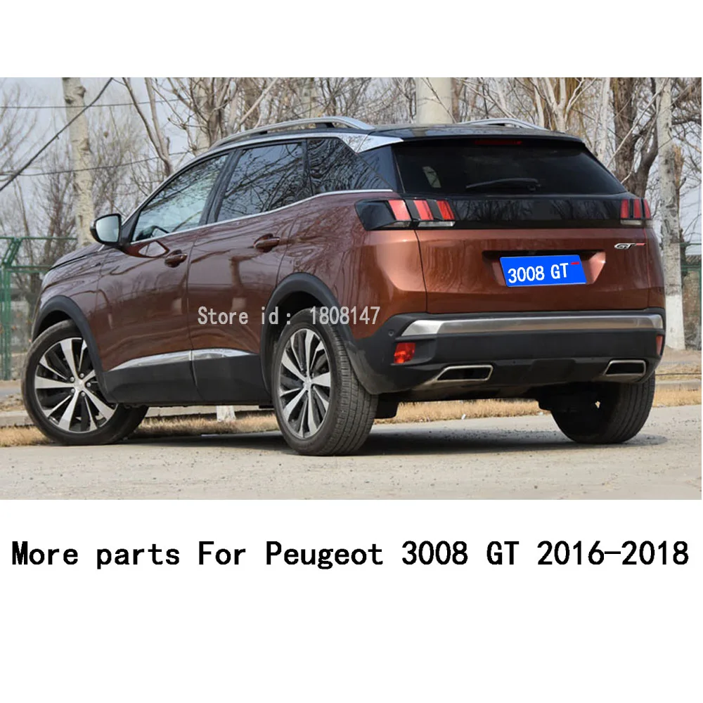 Za Peugeot 3008 GT 3008GT 2016 2017 2018 2019 Avto Detektor iz Nerjavečega Jekla Stranska Vrata Telo Trim Palico Trakovi Modeliranje 4pcs