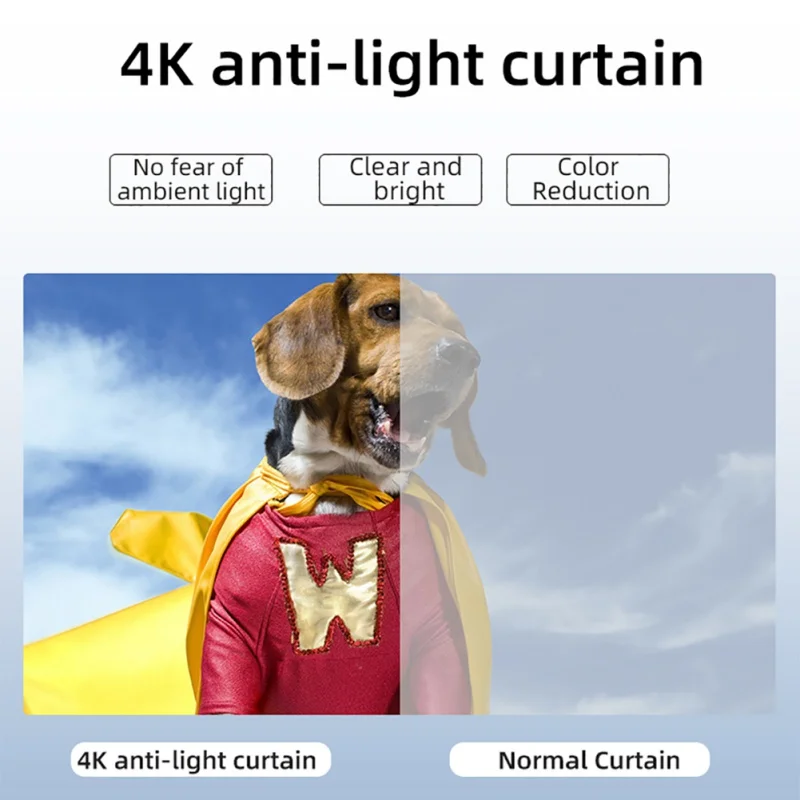 Za Potovanja Domačega Kina 60 palec Visoko Svetlost Reflektivni Projektor Zaslon Tkanine Krpo Zaslon Poliester Outdoor Film Zaslon