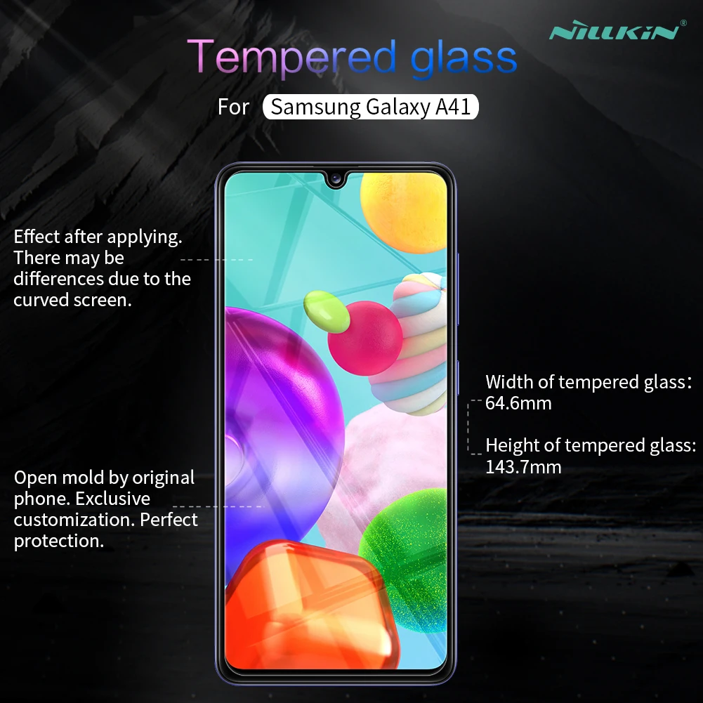 Za Samsung A41 Stekla Nillkin Neverjetno H+Pro 0,2 MM Zaščitnik Zaslon Kaljeno Steklo za Samsung Galaxy A21S A31 A41 A51 A71