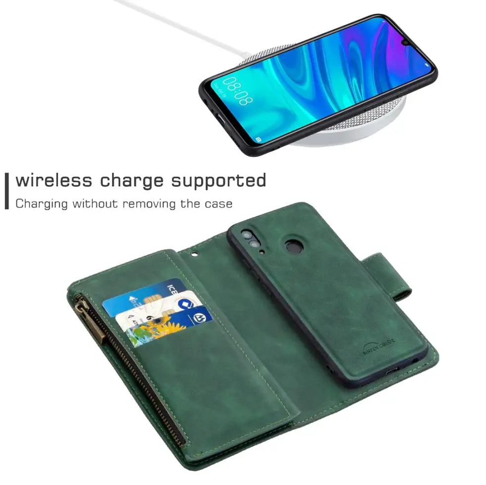 Za Samsung Galaxy A71 A51 A81 A91 A70 A50 A70s A70e A50s Flip Zadrgo Denarnica Usnje Vreča Snemljivo Magnetno Mobilnega Telefona Primeru