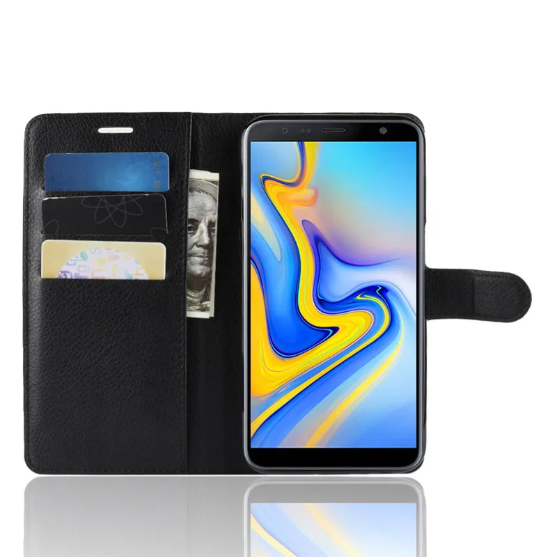 Za Samsung Galaxy J6 Plus Primeru Flip PU Usnje Primeru Telefon Za Samsung Galaxy J6 Plus J610F J610 SM-J610F J6Plus J 6 Primeru