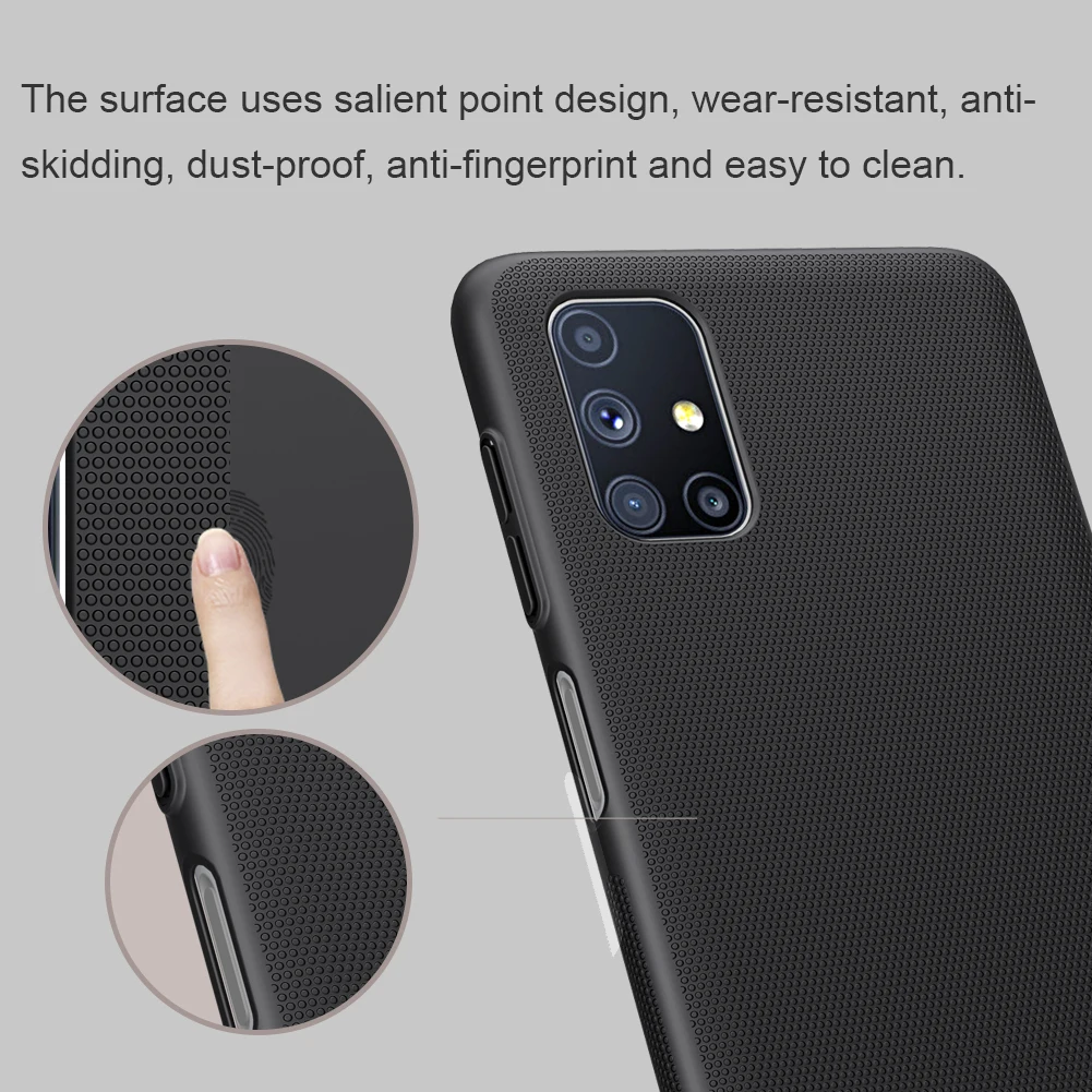 Za Samsung Galaxy M51 Primeru Ohišje Nillkin Motnega PC Shield Težko Zadnji Pokrovček Za Samsung Galaxy M51 Primeru