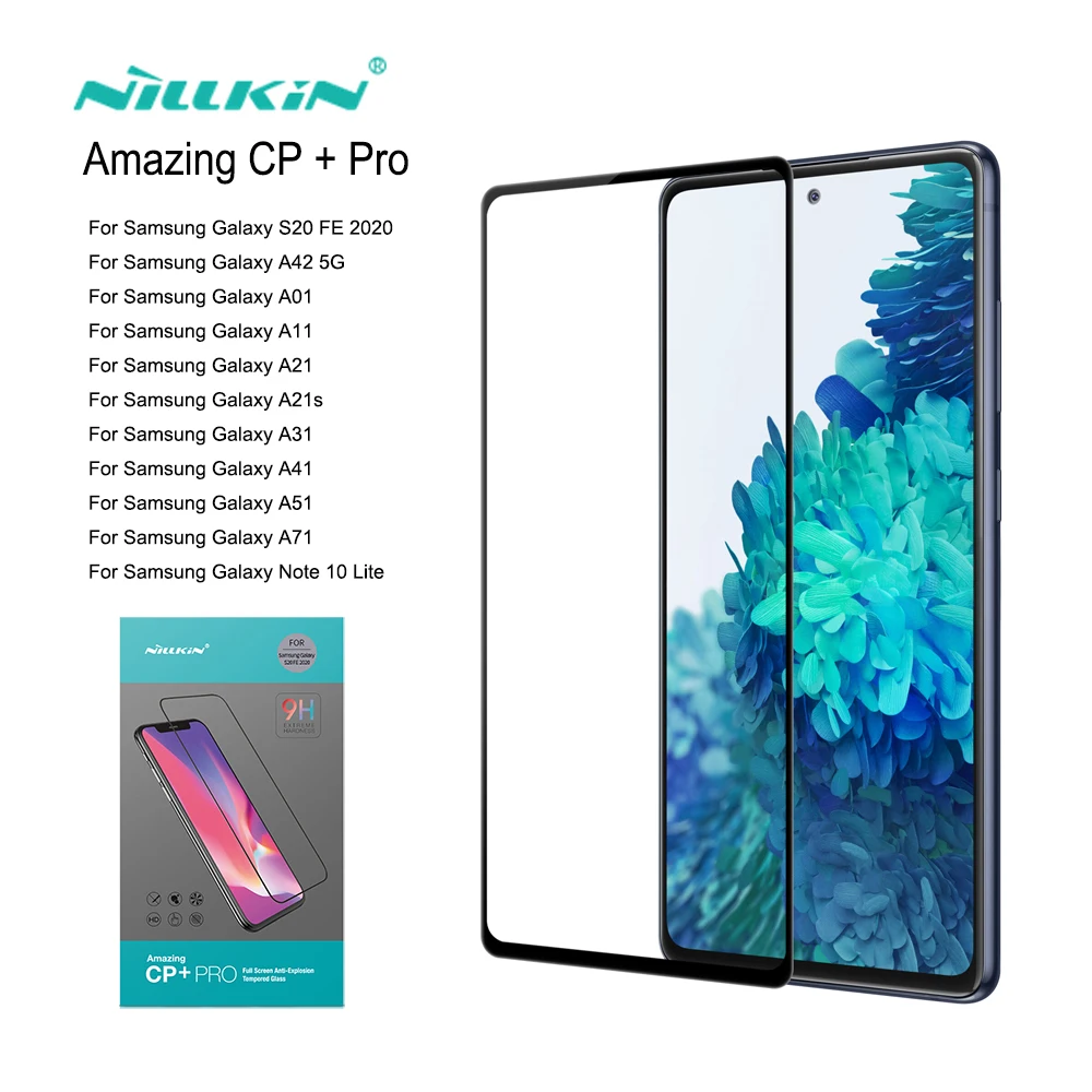Za Samsung Galaxy S20 FE 2020 Stekla NILLKIN CP+ Pro Kaljeno Steklo Screen Protector For samsung A42 5G A01 A11 A21 A31 A51 A71