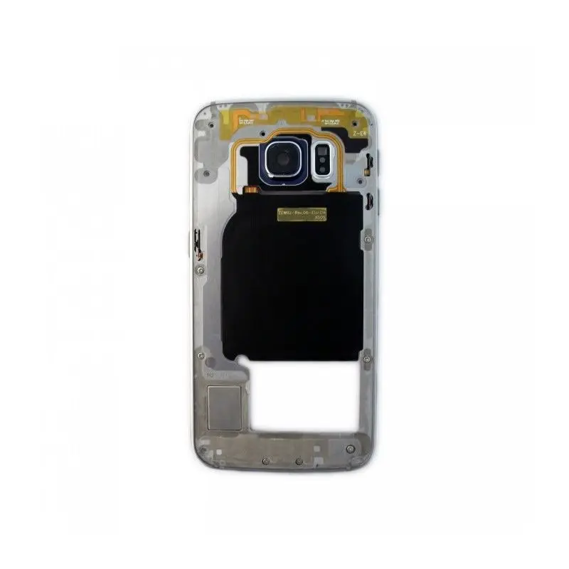 Za Samsung Galaxy S6 rob SM-G925F Bela/Siva/Zlata Barva Sredini Tablice Okvir