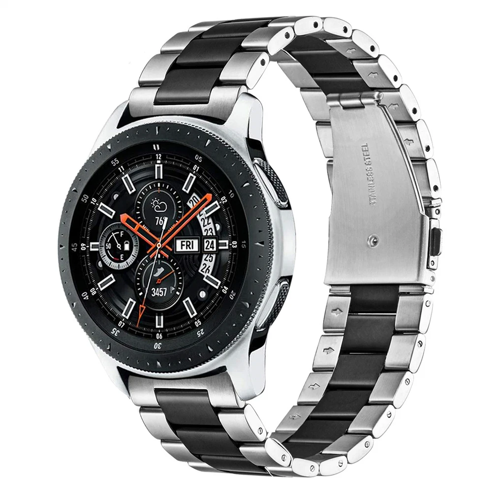 Za Samsung Galaxy Watch Aktivna 2 40 mm 44 mm trak 20 mm 22 mm Kovinski zapestja za galaxy watch 46mm/prestavi s3 Obmejni pas