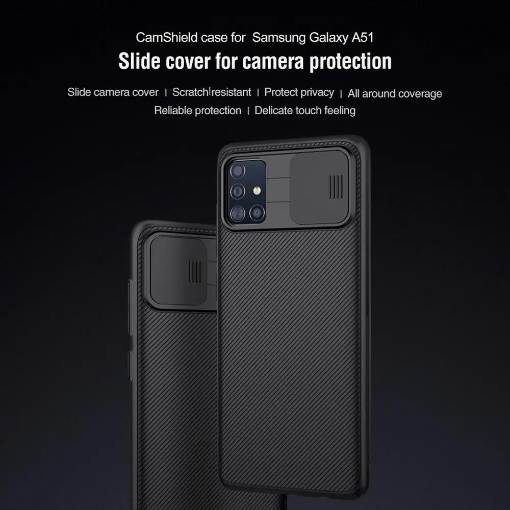 Za Samsung S20 Plus S20 Ultra Primeru Nillkin CamShield Primeru Potisnite Objektivu Kamere zaščitni Pokrov za Samsung Galaxy A51 A71 Primeru