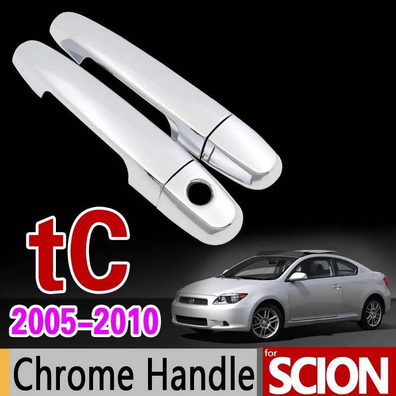 Za Scion tC 2005 - 2010 Chrome Vrat Ročaj Kritje Trim Nastavite ANT10 2006 2007 2008 2009 Avto Dodatki Nalepke Avto Styling