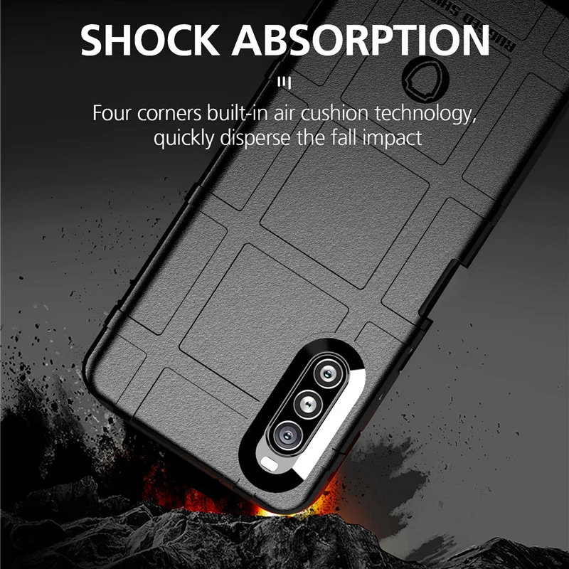 Za Sony 10II 5II Oklep Primerih Zajema Vojaško Zaščito Krepak Ščit Shockproof Primeru Telefon Za Sony Xperia 5 10 II Silikona