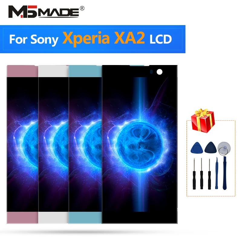 Za Sony Xperia XA2 XA 2 H3113 H3123 H3133 H4113 H4133 LCD Zaslon na Dotik, Računalnike Zaslona Zamenjava Sklop Deli Z Okvirjem