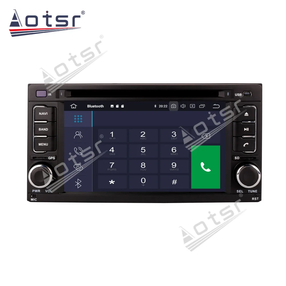 Za Subaru Gozdar Impreza 2008-2013 Avto Večpredstavnostna Radio Predvajalnik, Stereo Android10 DSP 7 palčni Zaslon IPS Avdio GPS Navi vodja enote
