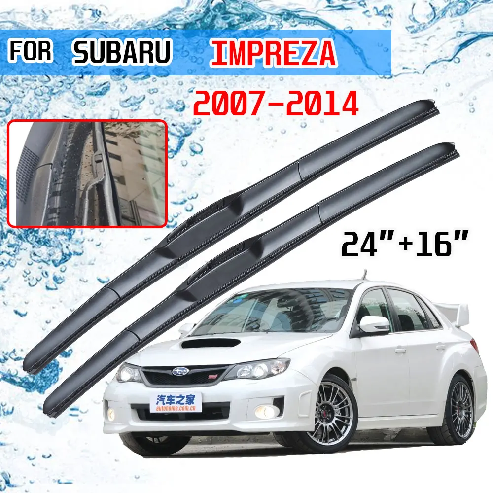 Za Subaru Impreza GE GV GH GR 2007 2008 2009 2010 2011 2012 2013 Dodatki Avto Spredaj Metlice Brisalcev vetrobranskega stekla Ščetke