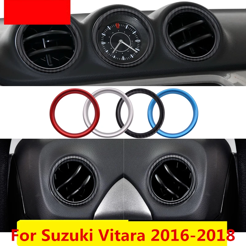 Za Suzuki Vitara 2016-18 Avto styling Avto armaturne plošče vtičnico polje posebno prirejena ABS Chrome dekorativni okvir Notranje opreme