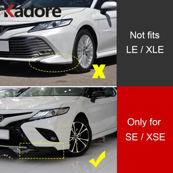 Za Toyota Camry SE XSE 2018 2019 2020 ABS Chrome Avto Sprednji Odbijač Trim Trak Okraski za Pokrov Okrasimo Dodatki Zunanjost