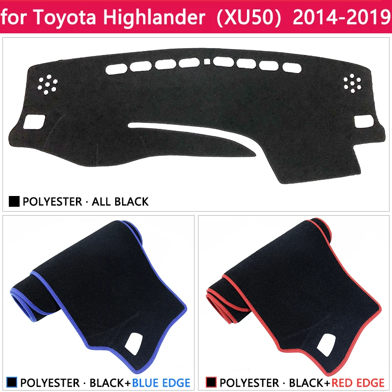 Za Toyota Highlander XU50 Kluger~2019 Anti-Slip Mat nadzorna plošča Pokrov Pad Dežnik Dashmat Preprogo Pribor 2017 2018
