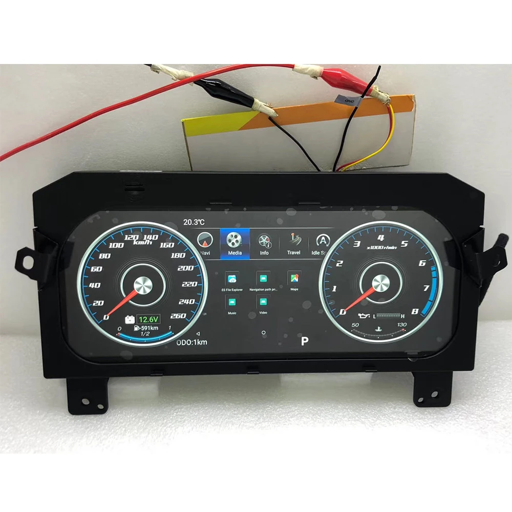 Za Toyota Land Cruiser Prado J150 2009~2020 Android LED Instrument Plošča nadzorno ploščo Sistema Zabave avto informacije