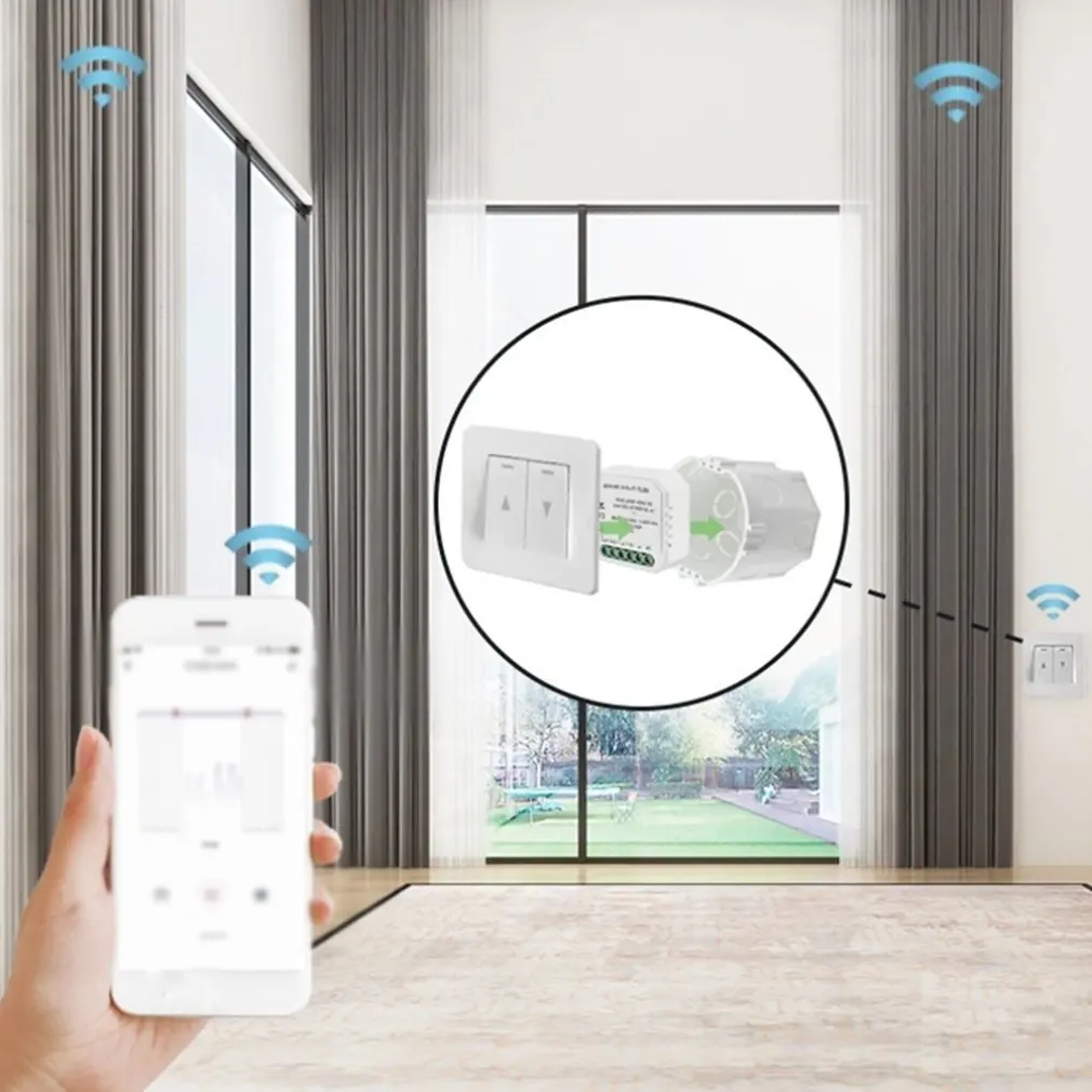 Za Tuya Smart Življenje WiFi Zavese Stikalo Modul za roletnih Slepi Motornih Pametnega Doma Za googlova Domača stran