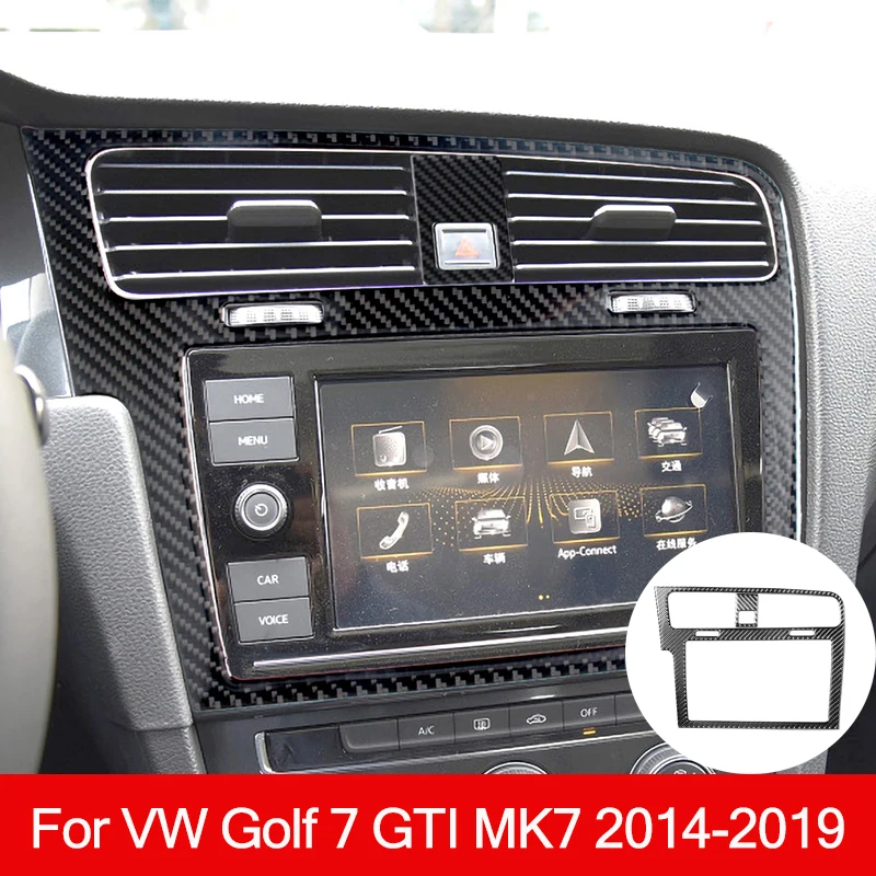 Za VW Golf 7 GTI MK7 2016 2017 2018 2019 Serije Ogljikovih Vlaken notranjo Opremo Nalepke Avto Styling Dodatki
