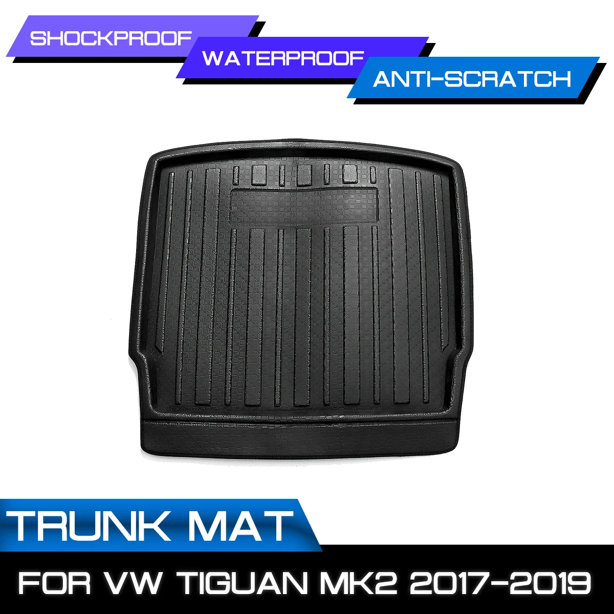 Za VW Tiguan MK2 2017 2018 2019 Za Volkswagen Avto, Tovor Linijskih Boot Pladenj Zadaj Prtljažnik, Pokrov Mat Mat Tla Preproga Kick Pad