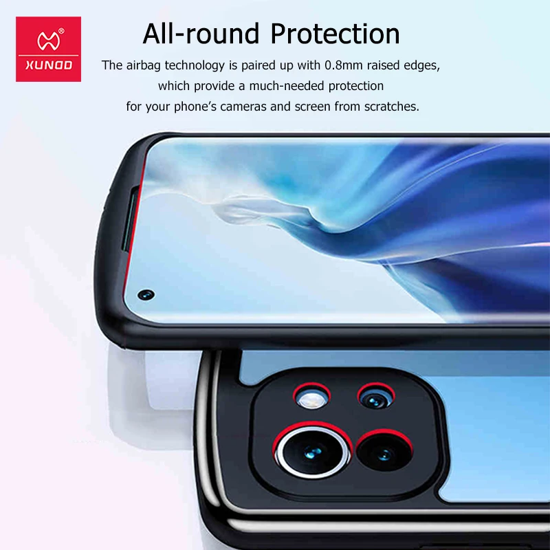 Za Xiaomi Mi 11 Primeru,Xundd Primeru Mobilni Telefon-z Blazino Tehnologije,Shockproof Zaslon Zaščitni Pokrov Za Moj 11 5G Primeru