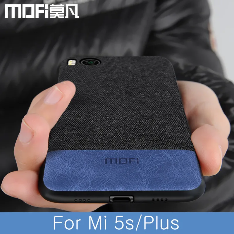 Za Xiaomi Mi 5s Primeru Zajema Shockproof Hrbtni Pokrovček Tkanine Krpo Nameščena Zaščitna Primerih Capas MOFi Original Mi5s Plus Primeru