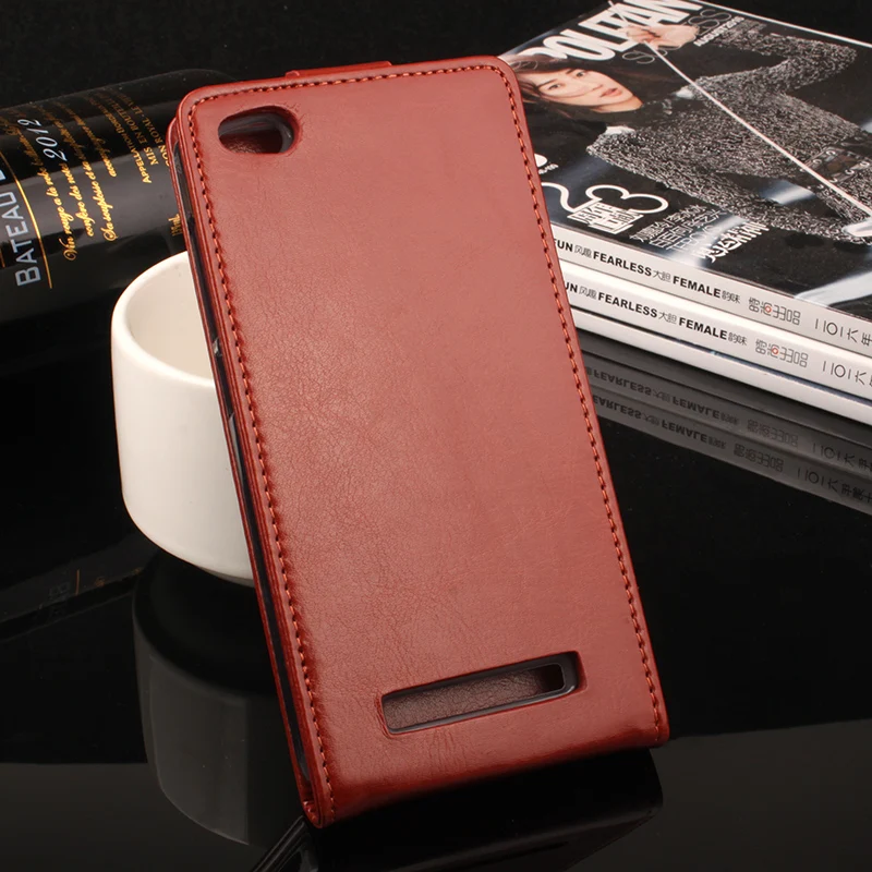 Za Xiaomi Redmi 4A Primeru Luksuznih Flip Usnja Kritje velja za Xiaomi Redmi 4A Navpično Hrbtni Pokrovček Telefona Primeru za Xiaomi Redmi 4 A