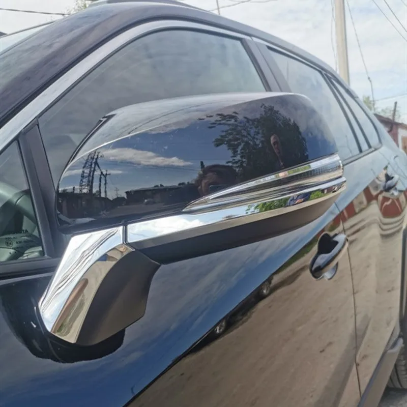 Zadnji stranski pogled rearview mirror trim za toyota rav4 rav 4 xa50 2019 2020 pribor iz plastičnih chrome kritje accesorios