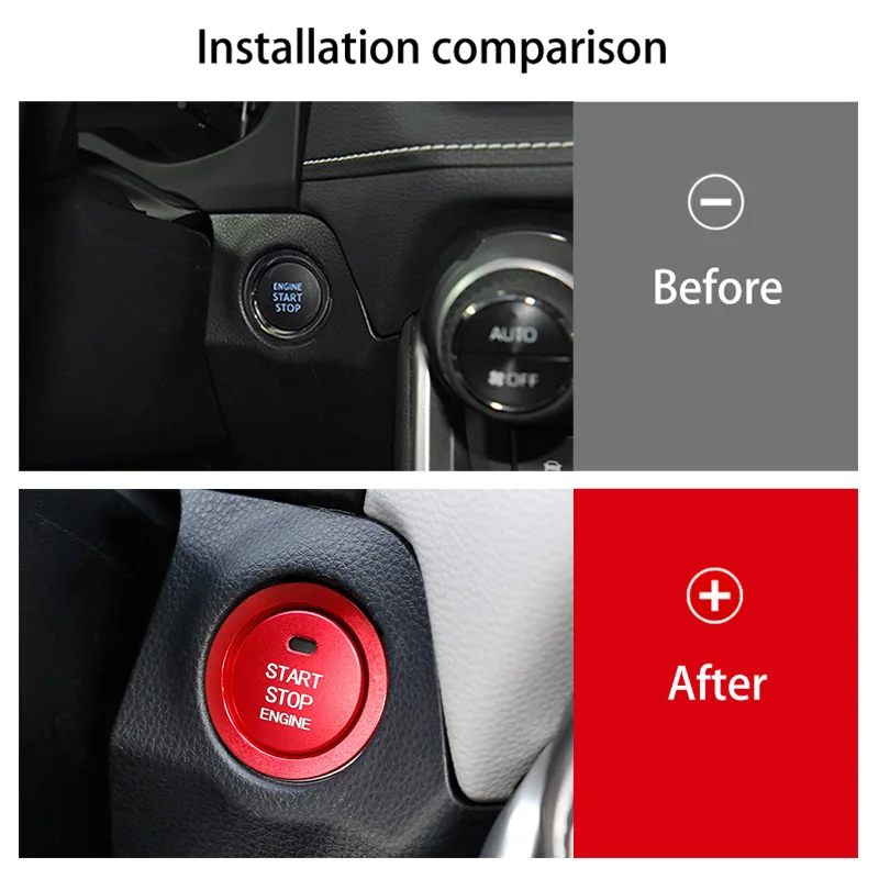 Zagon motorja gumb zamenjajte tipko kritje stop opremo splošne deklaracije Cesti zlitine materiala, primerni za Toyota RAV4 5. 2019 2020