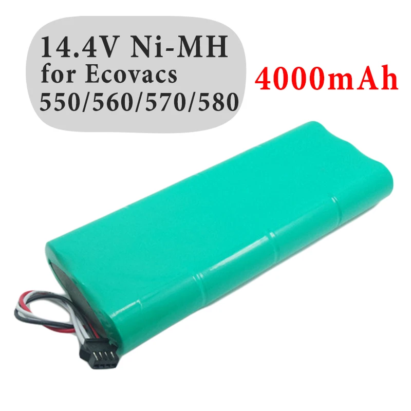 Zamenjava 14,4 V 4000 mah NIMH sesalnik Baterija Za Ecovacs Deebot D58/D56/D54 Deepoo 540/550/560/570/580