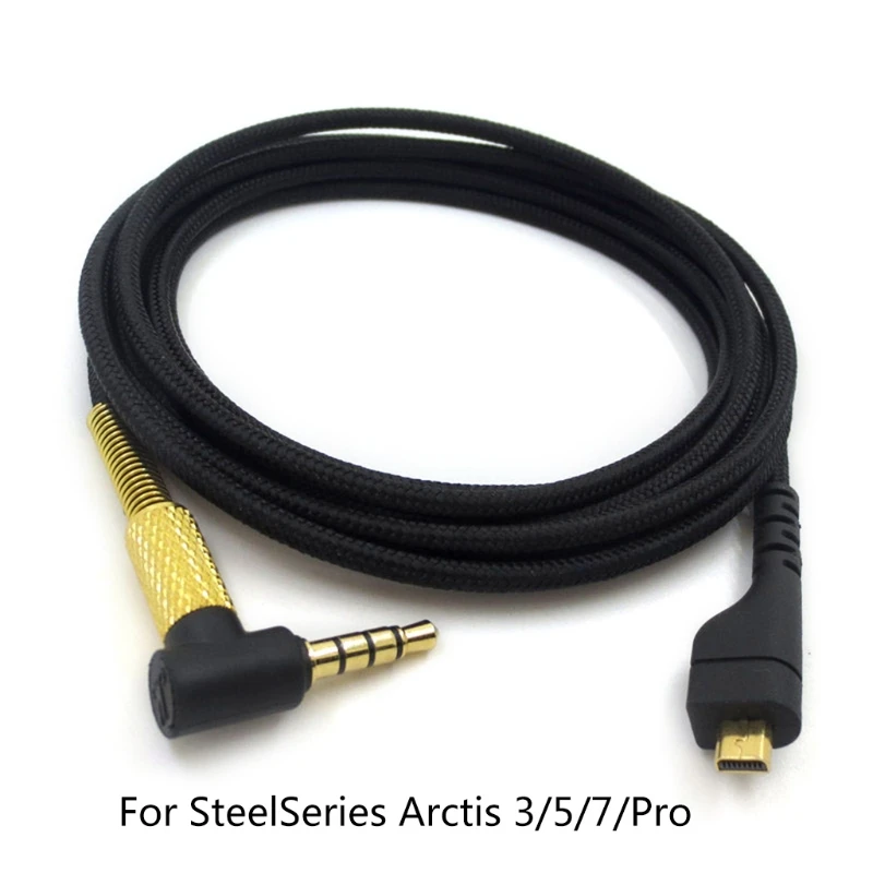 Zamenjava 3,5 mm Najlon Gaming Slušalke Avdio - Kabel Za Steelseries Arctis 357 Y3ND