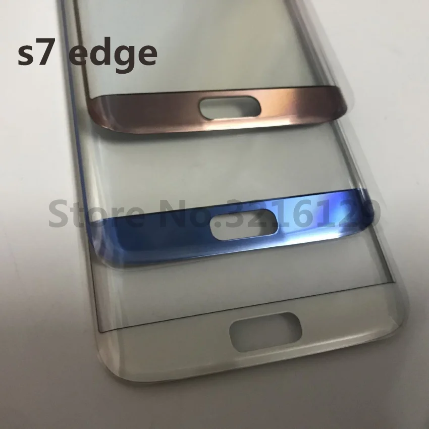 Zamenjava Izvirnega nov LCD Sprednji Dotik Zaslon Zunanji Steklo Objektiv Za Samsung Galaxy S7 Rob G935 G935F/P/V/R/T/A+Sticke+Orodje