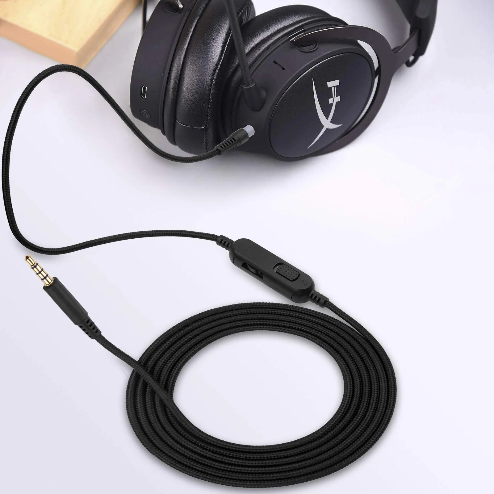 Zamenjava Kabel Podaljšek Linije Glasnosti, Izklop Stikalo za Logitech G933 G633 G635 G935 Gaming Slušalke Igra Slušalke