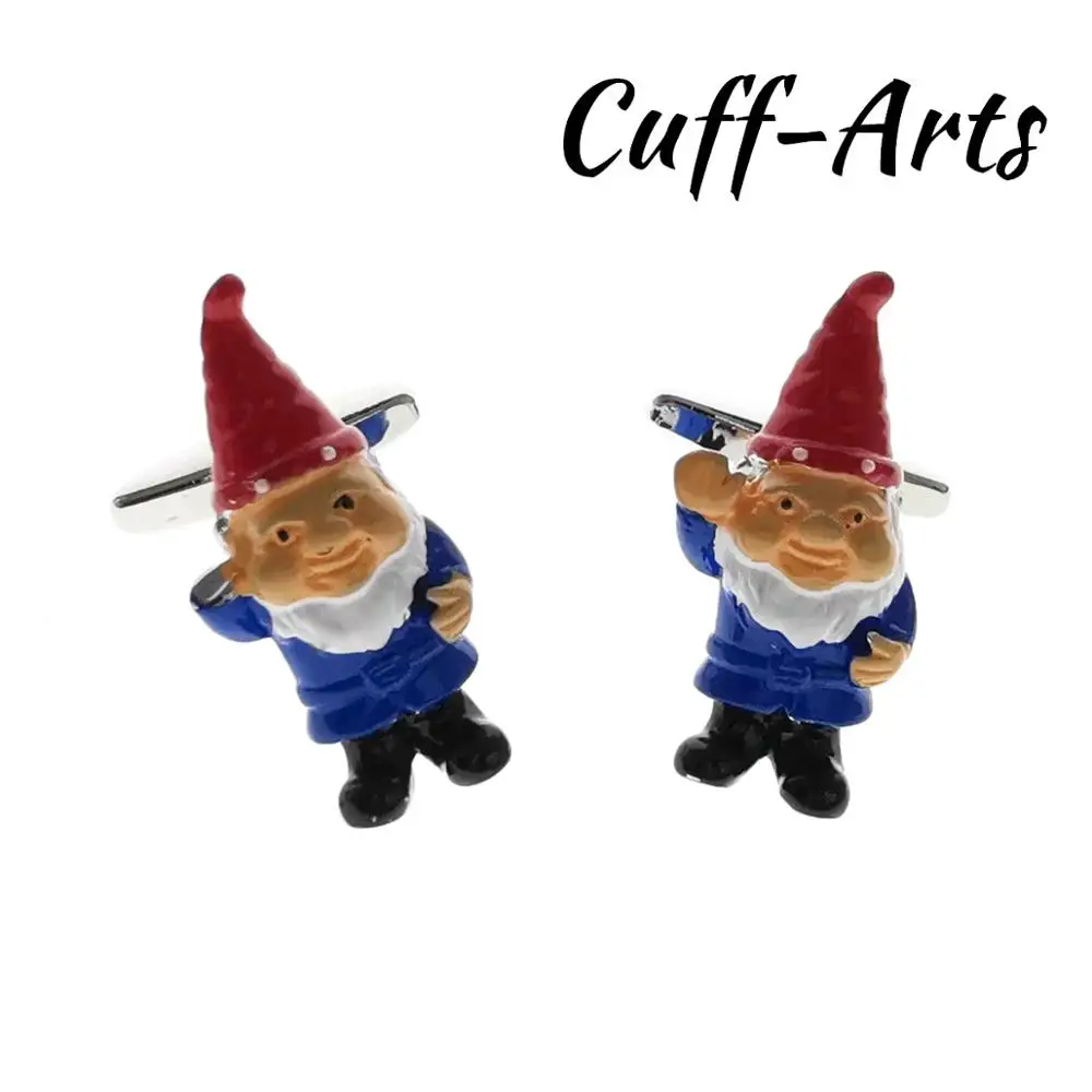 Zapestne gumbe za Moške Vrt Gnome zapestne gumbe Darila za Moške Gemelos Les Boutons De Manchette za Cuffarts C10515