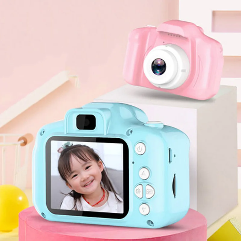 Zaslon visoke LOČLJIVOSTI 1080P Digitalni Mini Kamere Otroški Cartoon Srčkan Fotoaparat Igrače na Prostem Fotografija Rekviziti za Otroke, Darilo za Rojstni dan, Božič